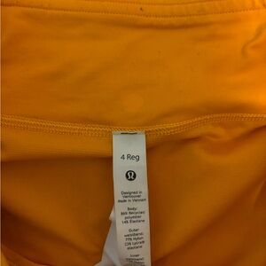Lulu lemon speed up shorts size 4